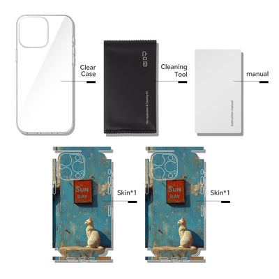 Phone Skin for iPhone 15 Pro Blue Titanium — product view 9