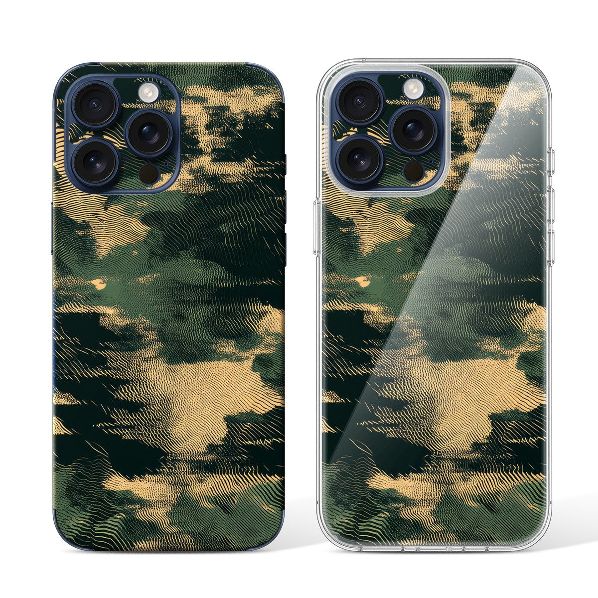 
Phone Skin for iPhone 15 Pro Blue Titanium — Design 02