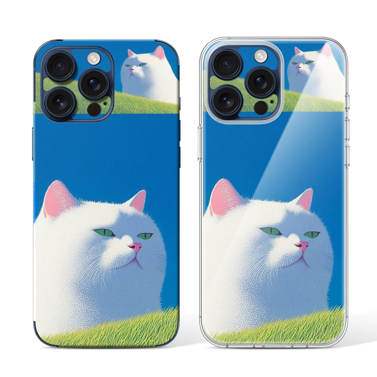
Phone Skin for iPhone 15 Pro Blue Titanium — Design 03