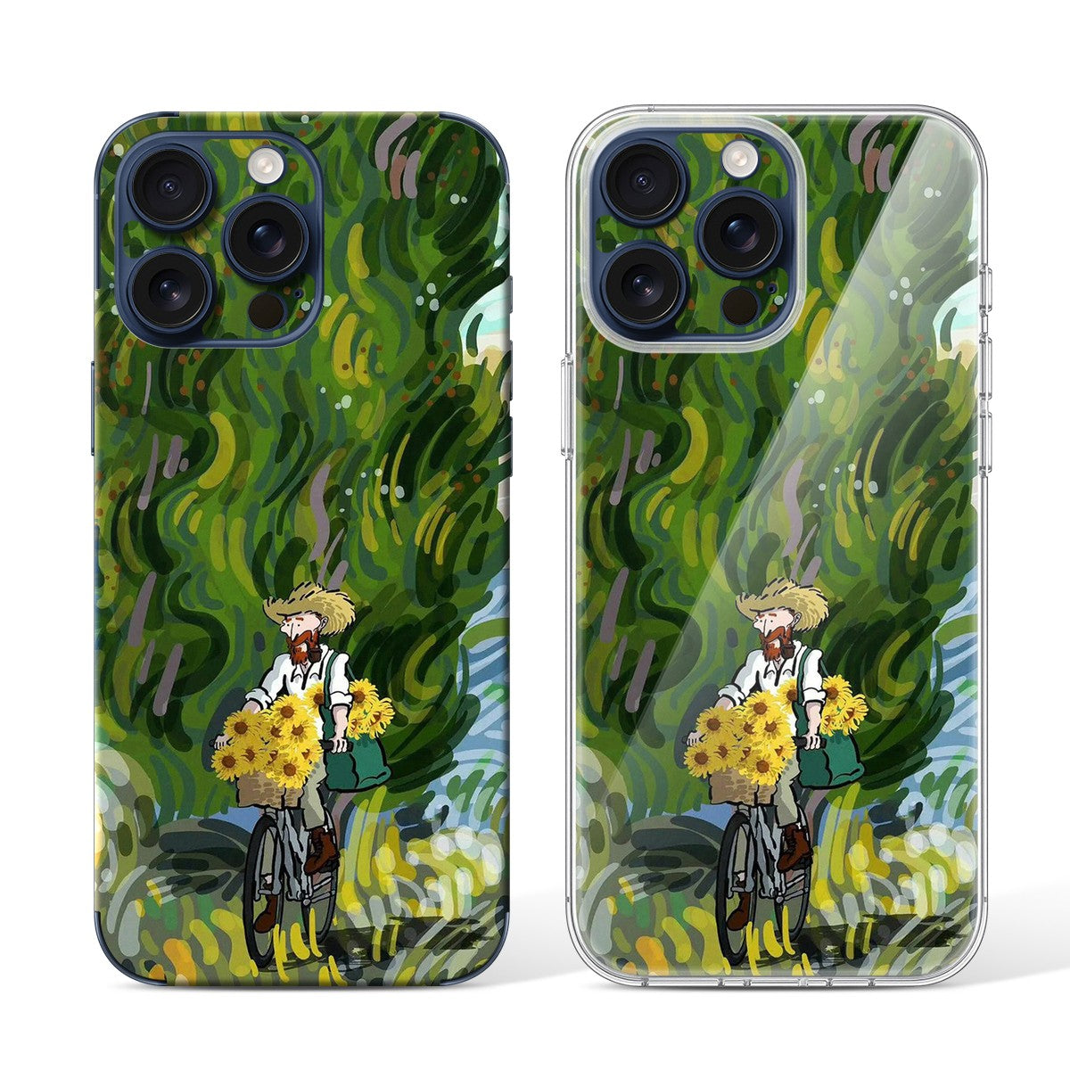 
Phone Skin for iPhone 15 Pro Blue Titanium — Design 04