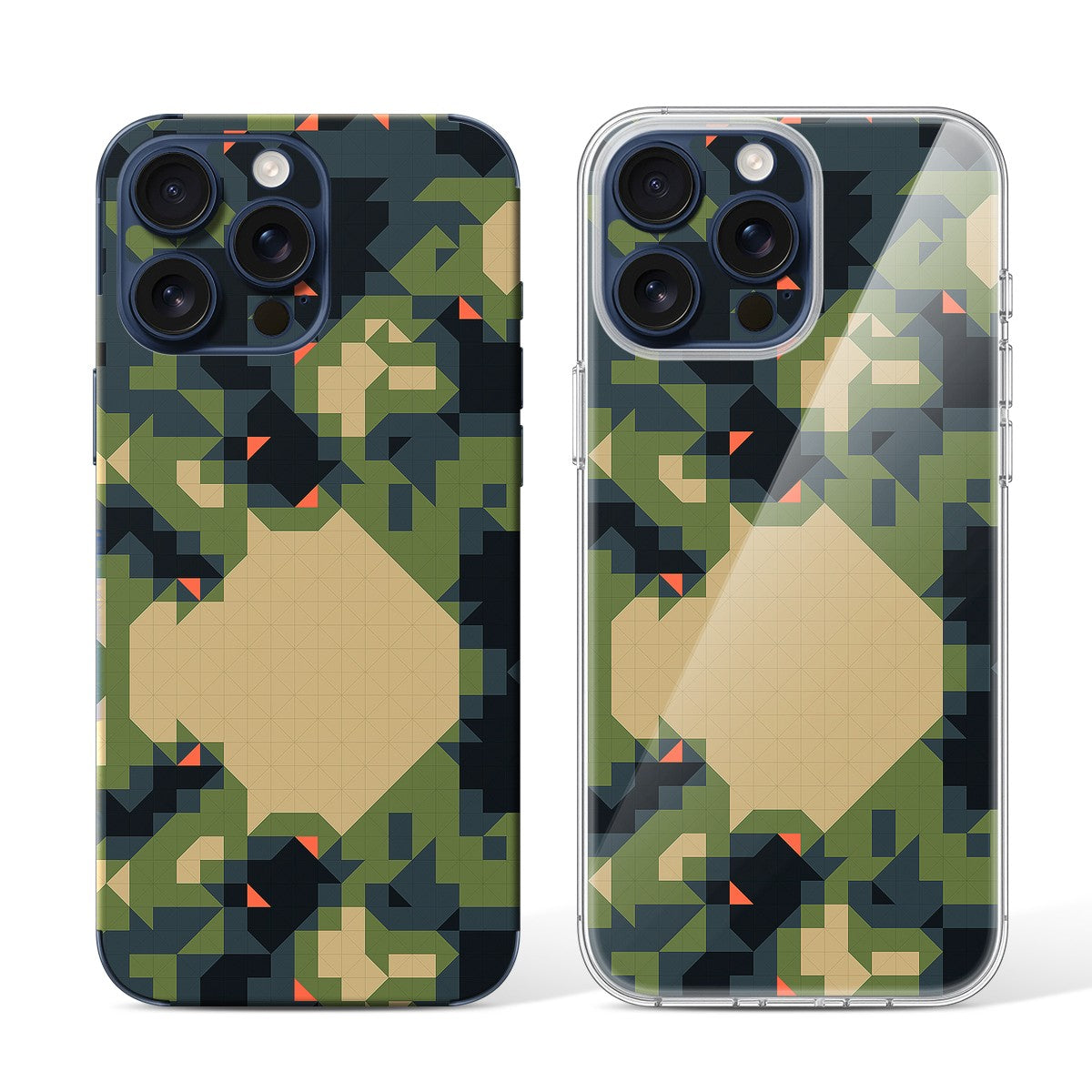 
Phone Skin for iPhone 15 Pro Blue Titanium — Design 100
