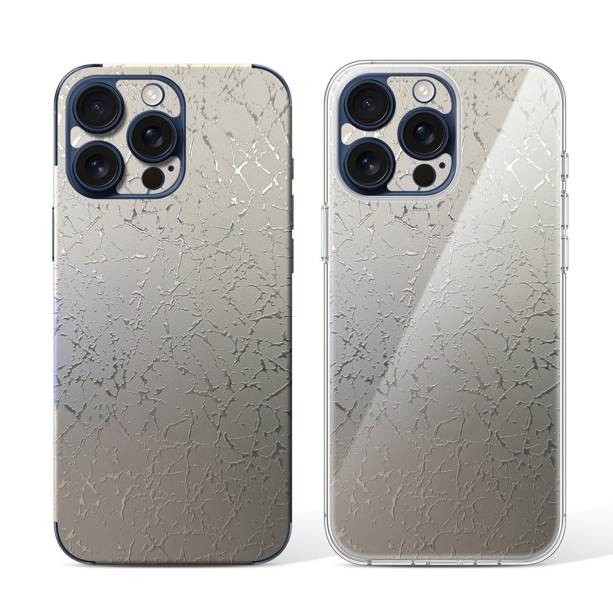 
Phone Skin for iPhone 15 Pro Blue Titanium — Design 107