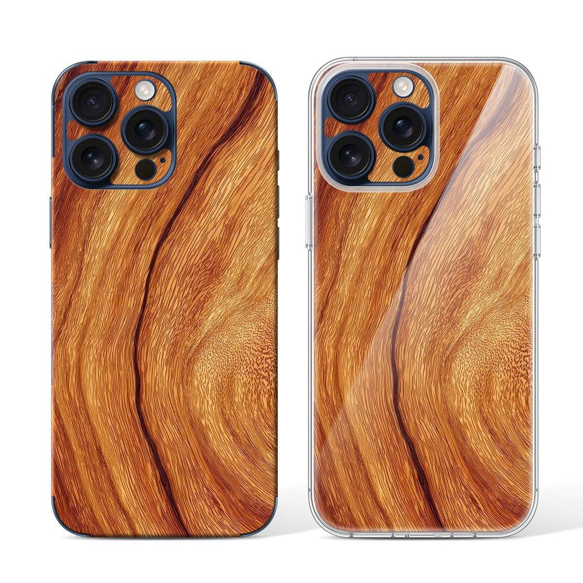 
Phone Skin for iPhone 15 Pro Blue Titanium — Design 112