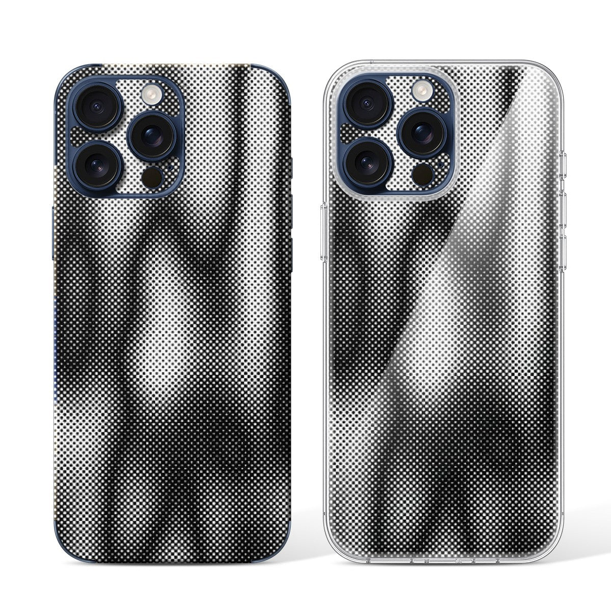
Phone Skin for iPhone 15 Pro Blue Titanium — Design 115