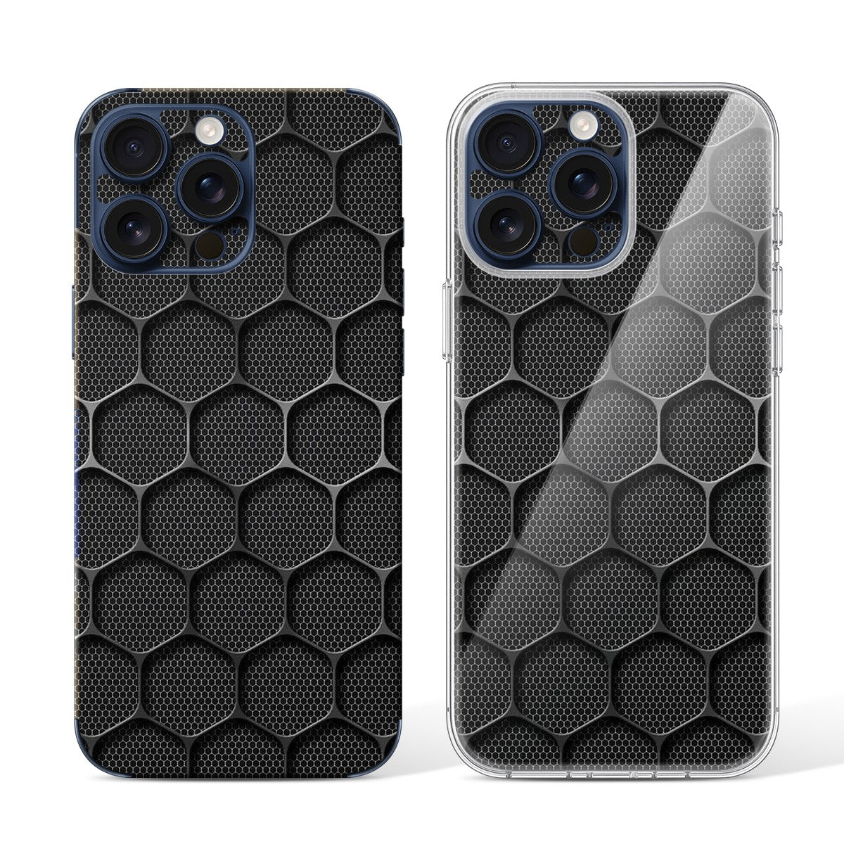 
Phone Skin for iPhone 15 Pro Blue Titanium — Design 119