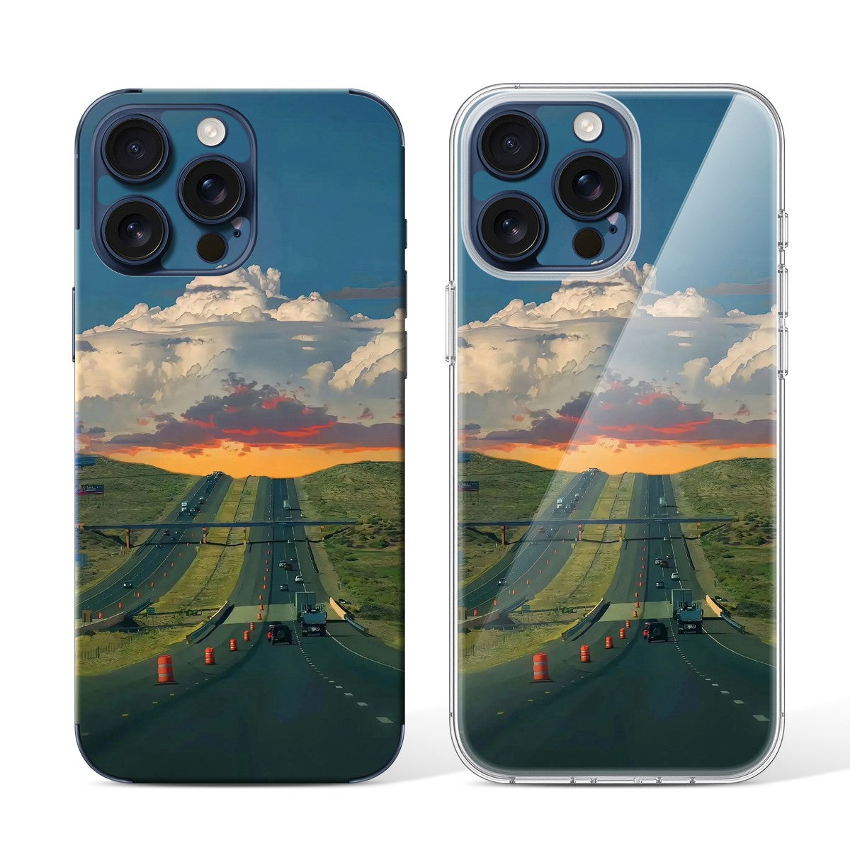 
Phone Skin for iPhone 15 Pro Blue Titanium — Design 12