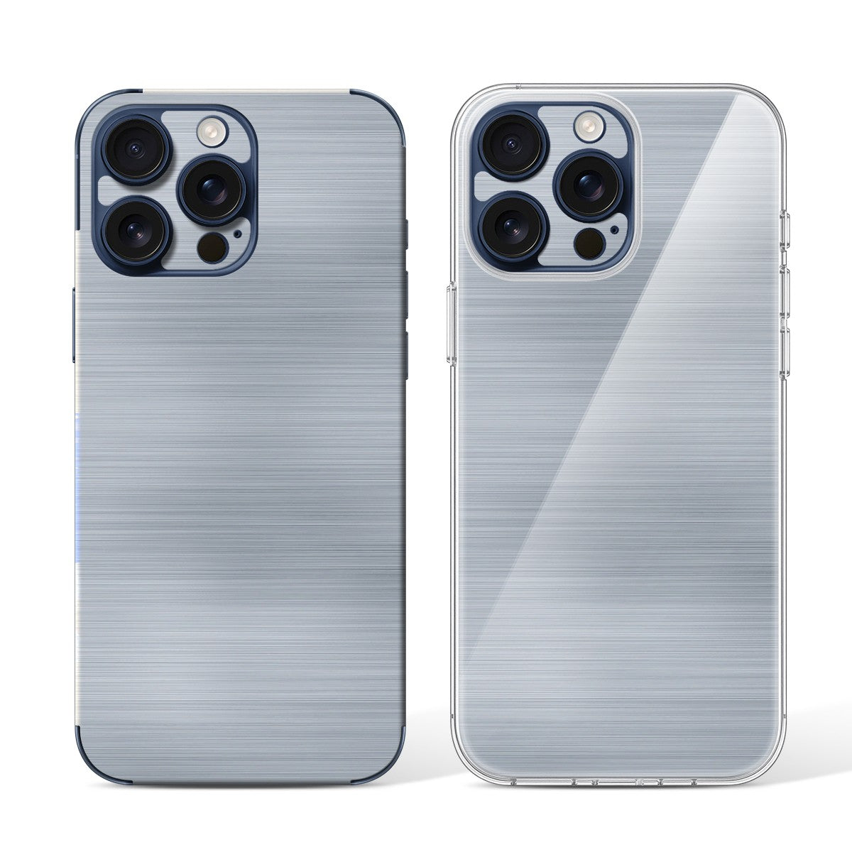 
Phone Skin for iPhone 15 Pro Blue Titanium — Design 121