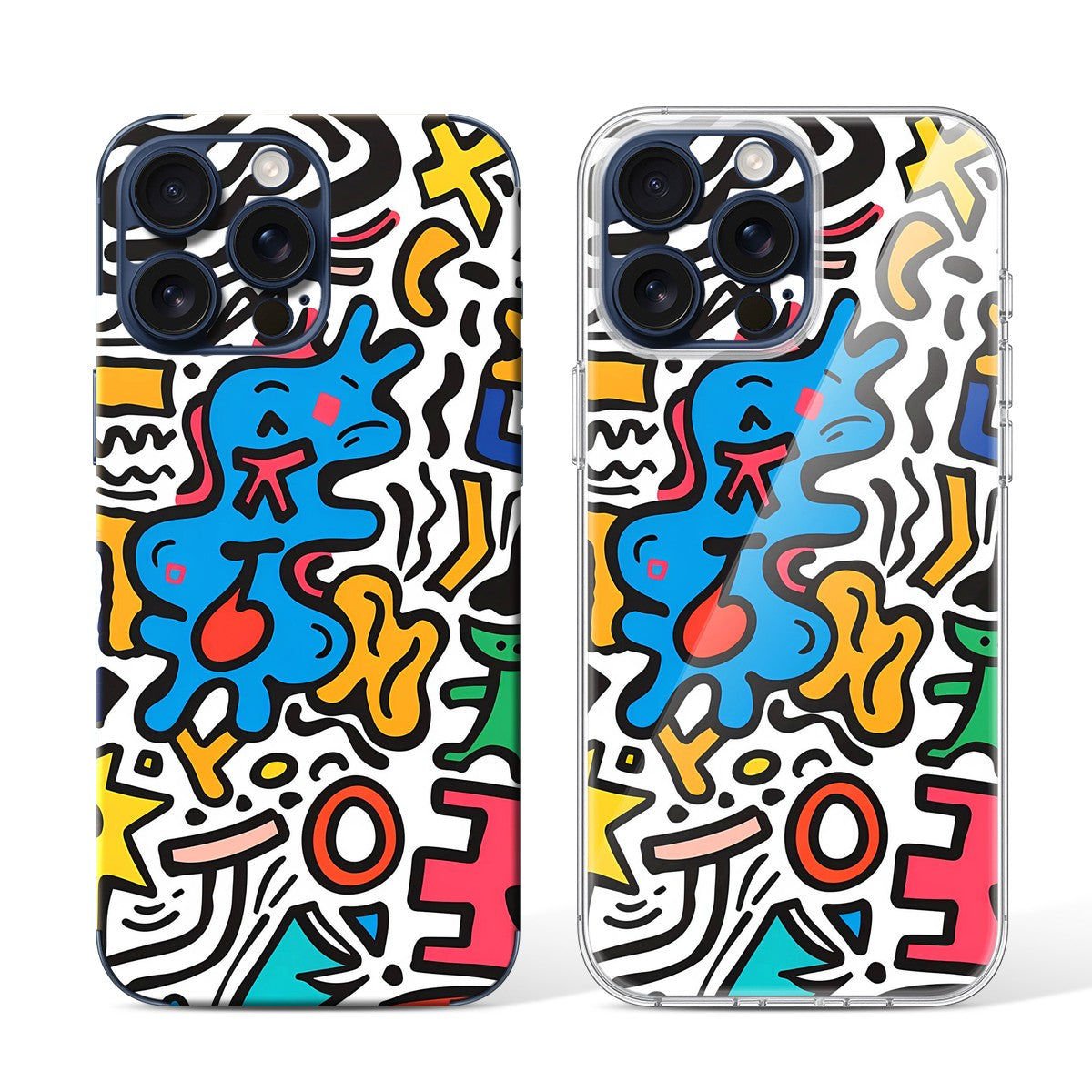 
Phone Skin for iPhone 15 Pro Blue Titanium — Design 17