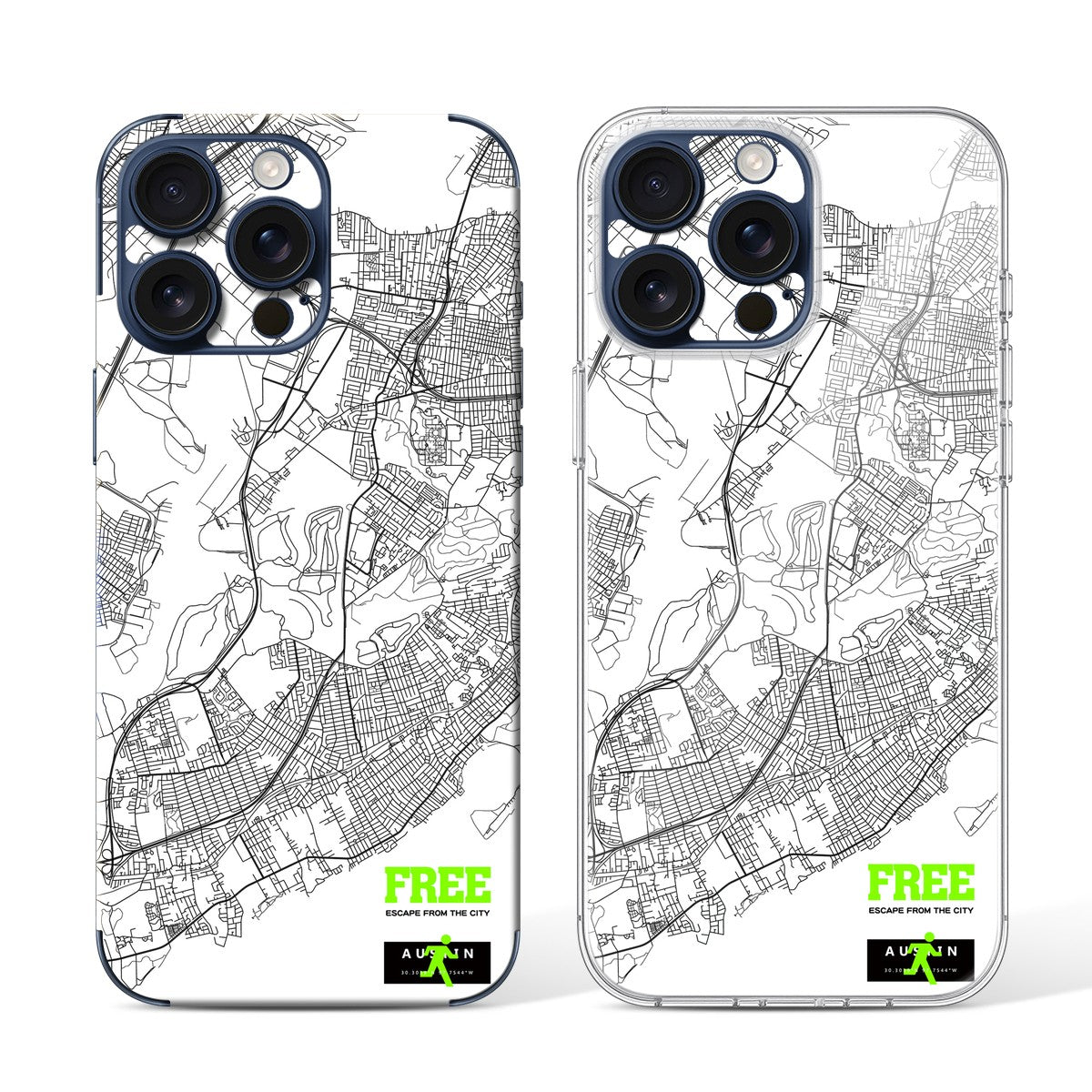 
Phone Skin for iPhone 15 Pro Blue Titanium — Design 18