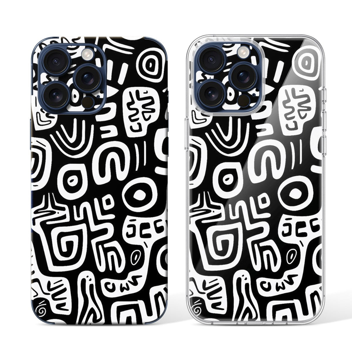 
Phone Skin for iPhone 15 Pro Blue Titanium — Design 20