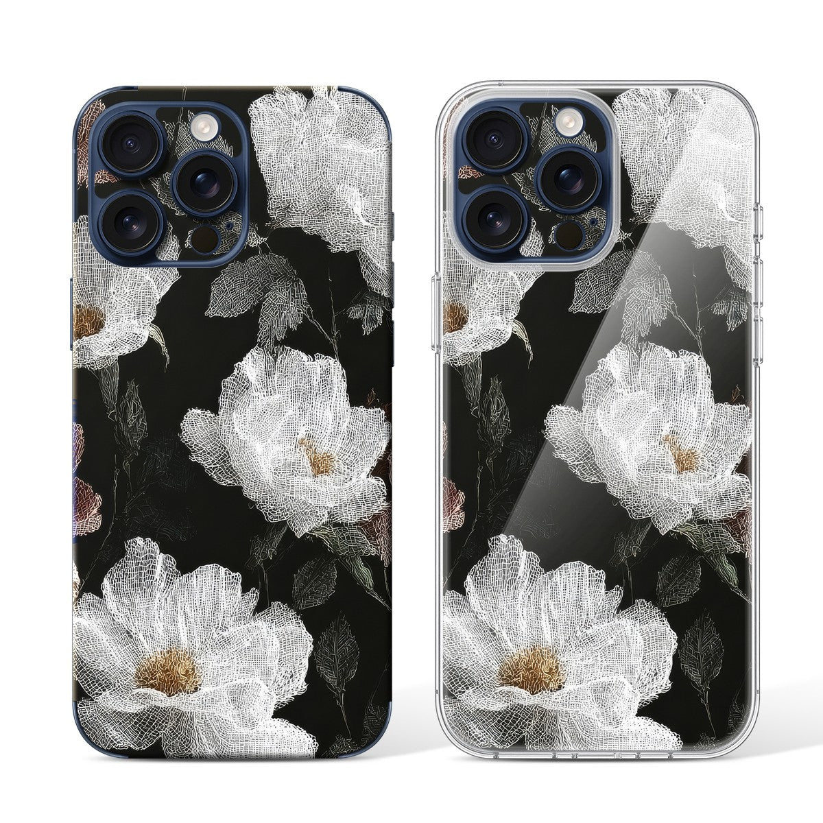 
Phone Skin for iPhone 15 Pro Blue Titanium — Design 26