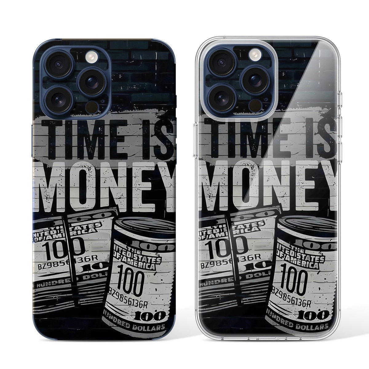 
Phone Skin for iPhone 15 Pro Blue Titanium — Design 29
