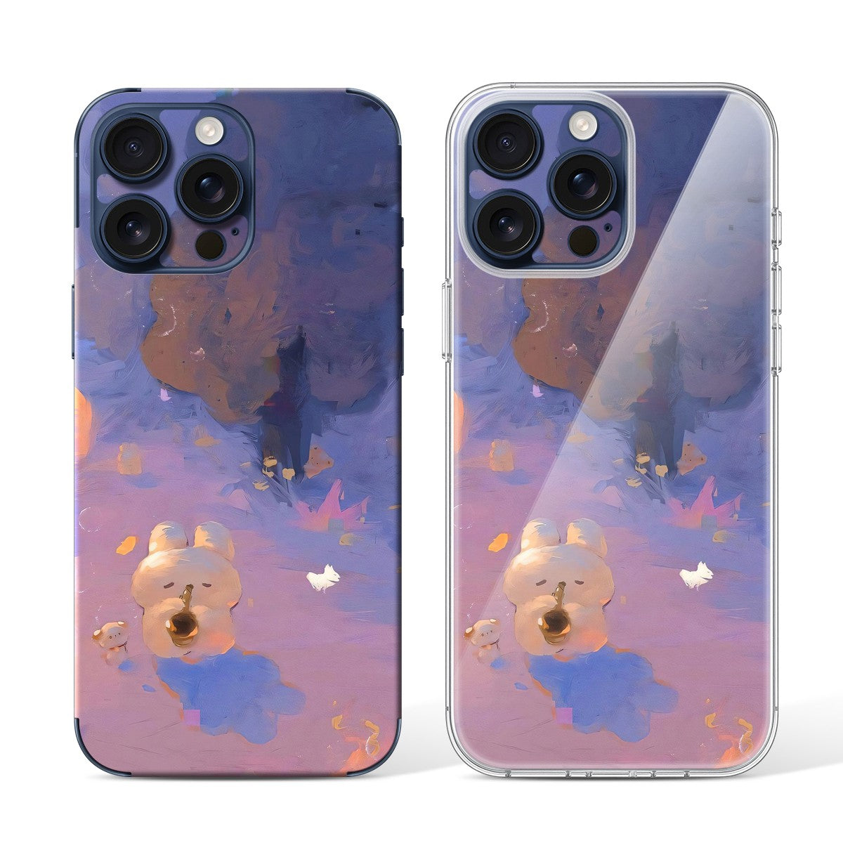 
Phone Skin for iPhone 15 Pro Blue Titanium — Design 73