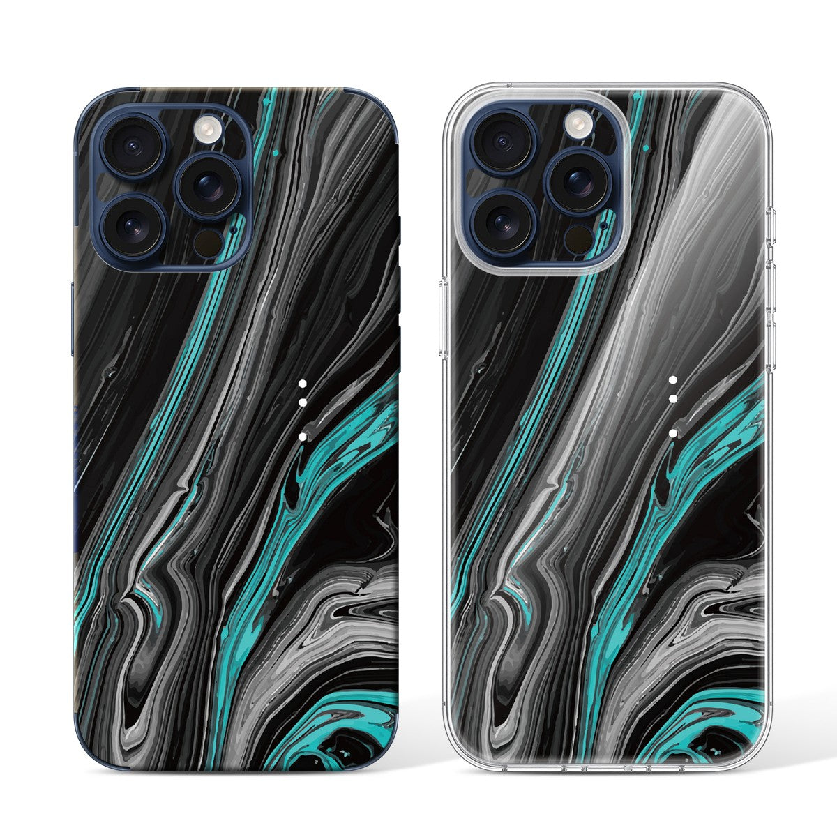 
Phone Skin for iPhone 15 Pro Blue Titanium — Design 84
