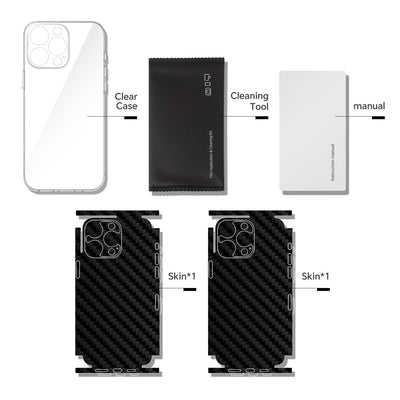 Phone Skin for iPhone 15 Pro Max Black Titanium — product view 9