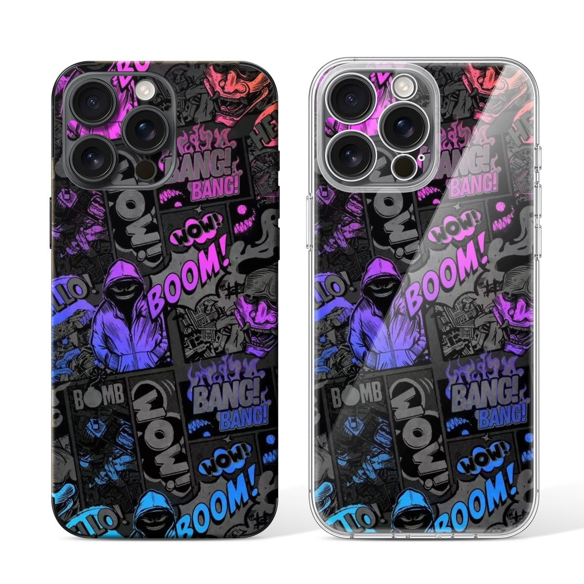 
Phone Skin for iPhone 15 Pro Max Black Titanium — Design 13