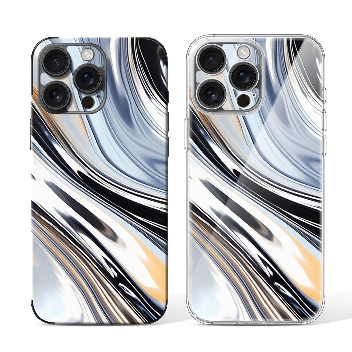 
Phone Skin for iPhone 15 Pro Max Black Titanium — Design 131