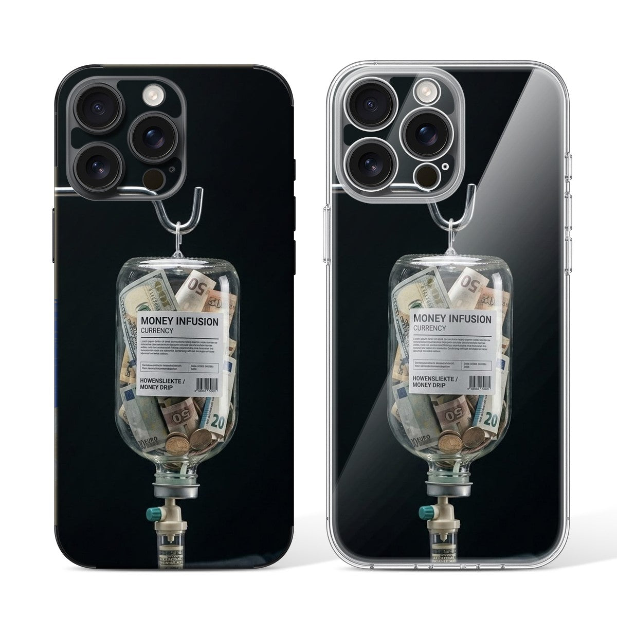 
Phone Skin for iPhone 15 Pro Max Black Titanium — Design 58