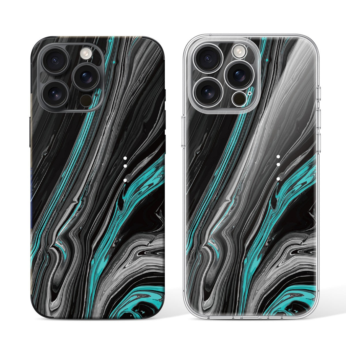 
Phone Skin for iPhone 15 Pro Max Black Titanium — Design 84