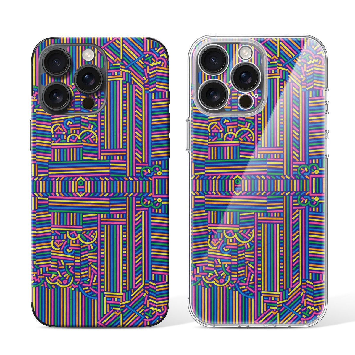 
Phone Skin for iPhone 15 Pro Max Black Titanium — Design 87