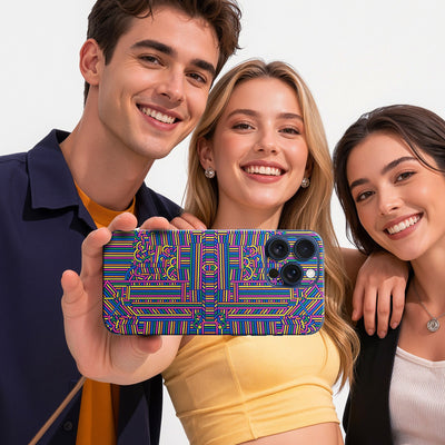 Phone Skin for iPhone 15 Pro Max Blue Titanium — product view 8