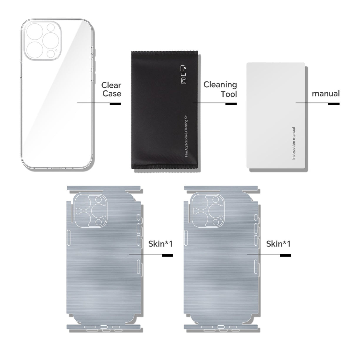 Phone Skin for iPhone 15 Pro Max Blue Titanium — product view 9