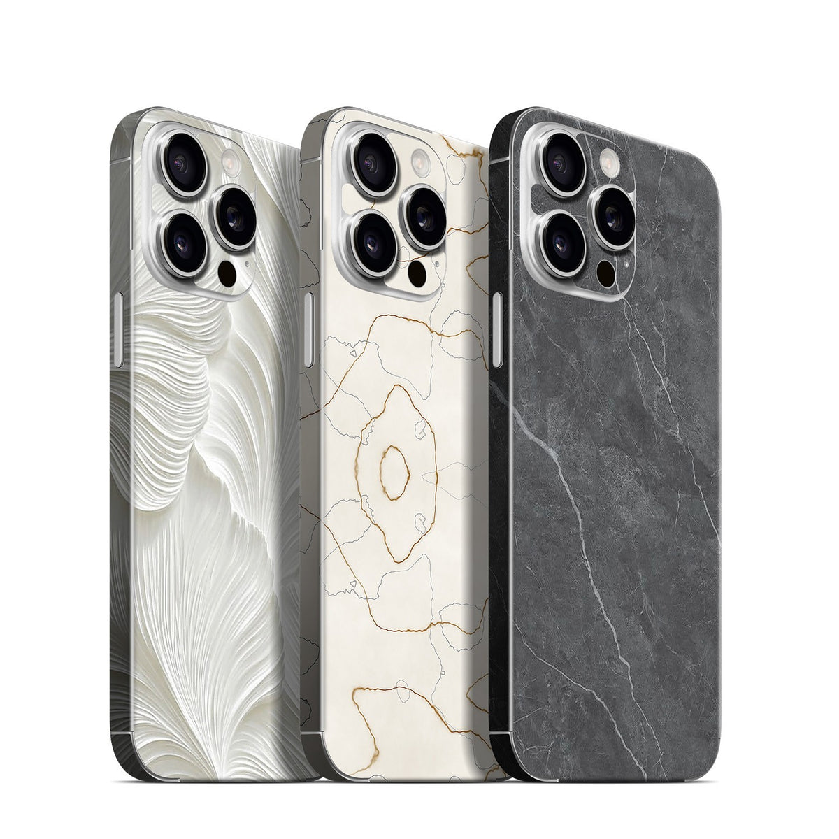 Phone Skin for iPhone 15 Pro Max White Titanium — product view 1