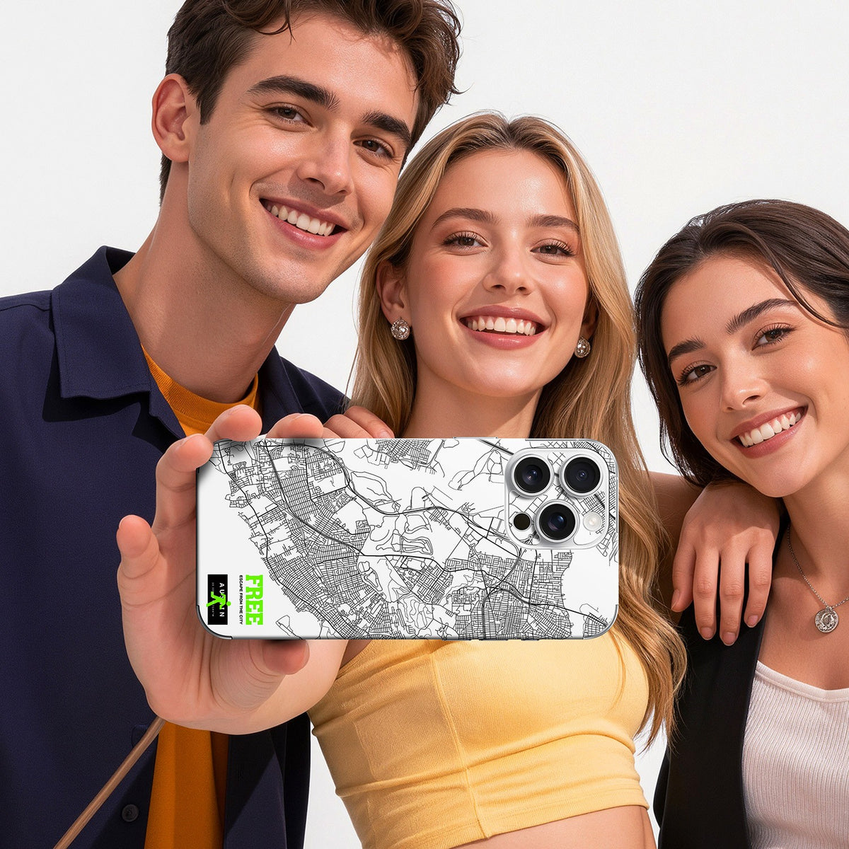 Phone Skin for iPhone 15 Pro Max White Titanium — product view 8