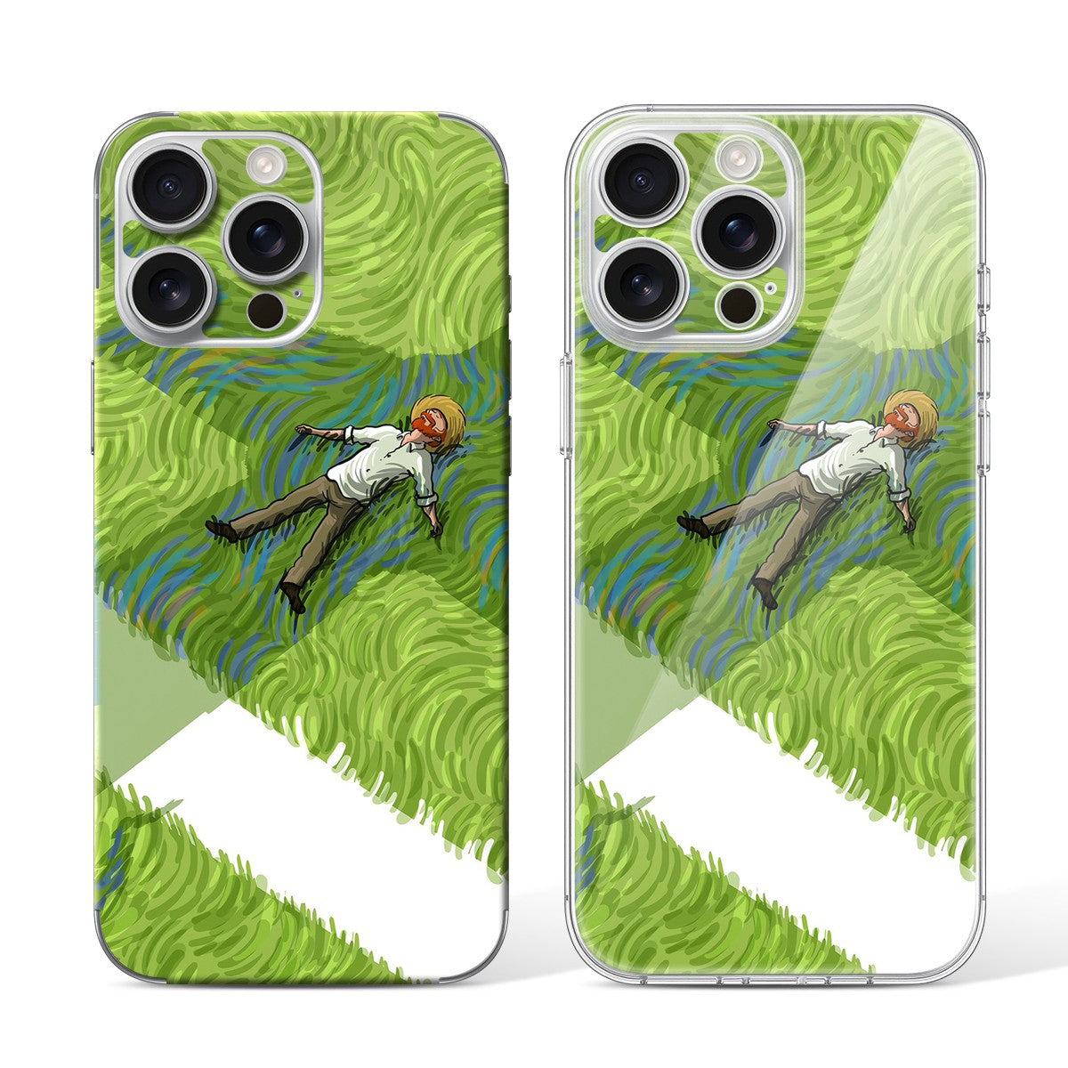 
Phone Skin for iPhone 15 Pro Max White Titanium — Design 11