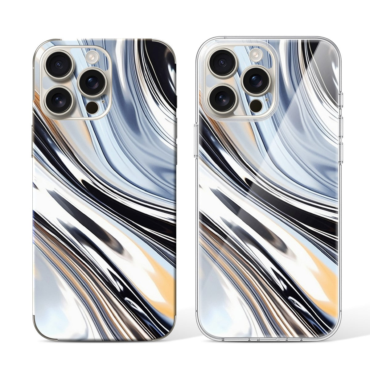 
Phone Skin for iPhone 15 Pro Natural Titanium — Design 131