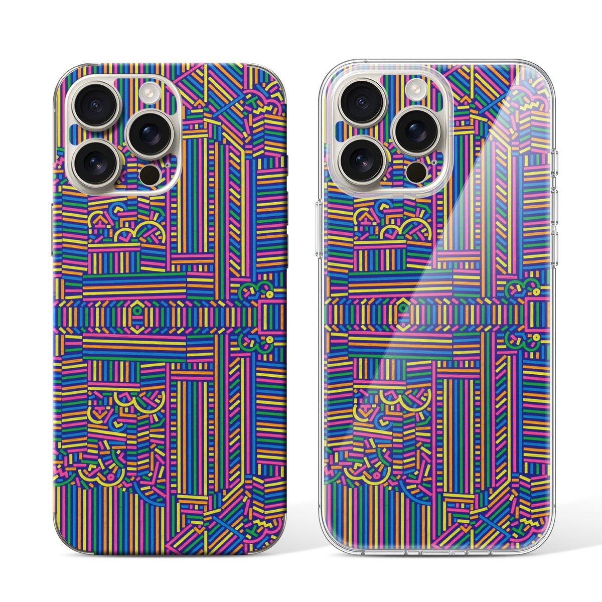 
Phone Skin for iPhone 15 Pro Natural Titanium — Design 87