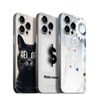 Phone Skin for iPhone 15 Pro White Titanium — product view 1
