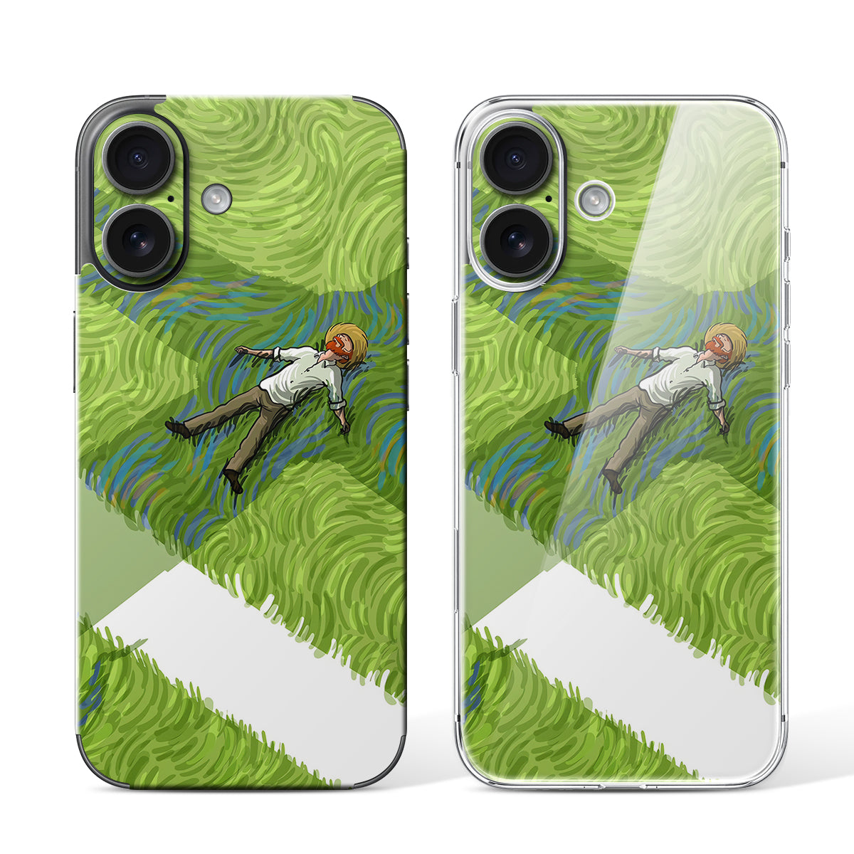 
Phone Skin for iPhone 16 Black — Design 11