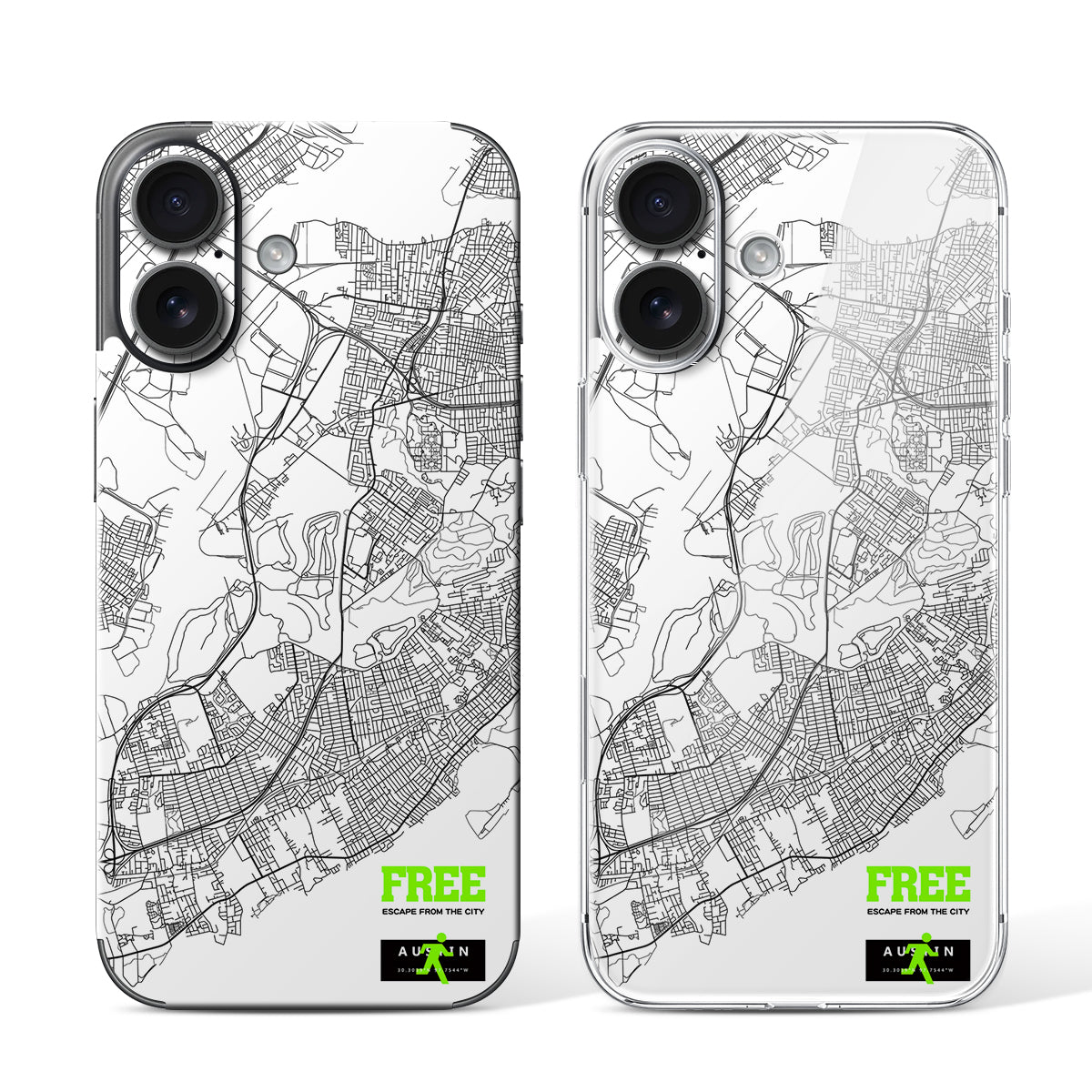 
Phone Skin for iPhone 16 Black — Design 18