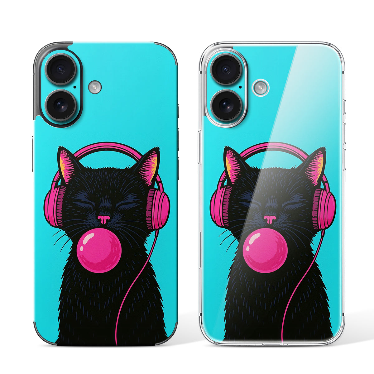 
Phone Skin for iPhone 16 Black — Design 33