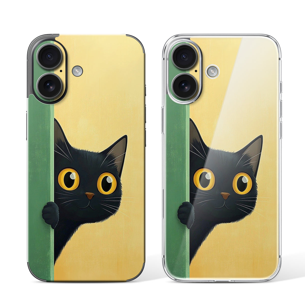 
Phone Skin for iPhone 16 Black — Design 34