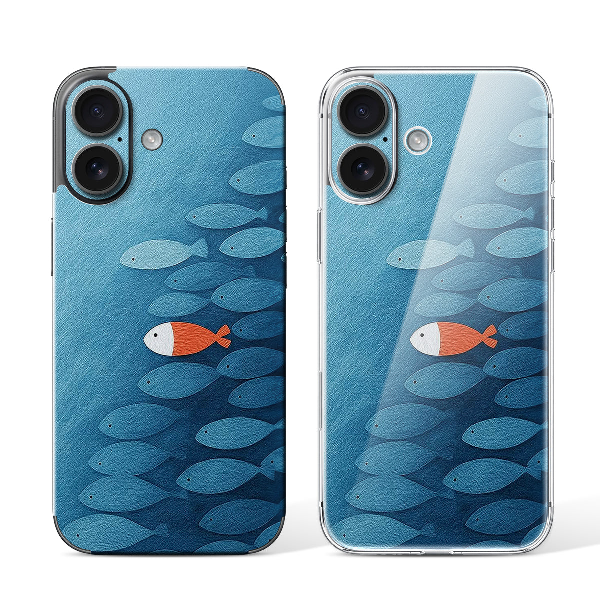 
Phone Skin for iPhone 16 Black — Design 40