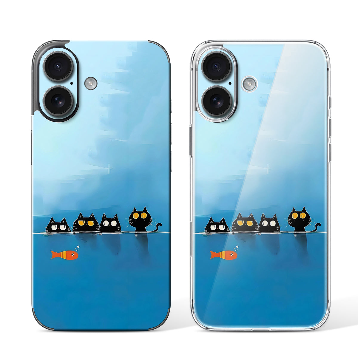 
Phone Skin for iPhone 16 Black — Design 41