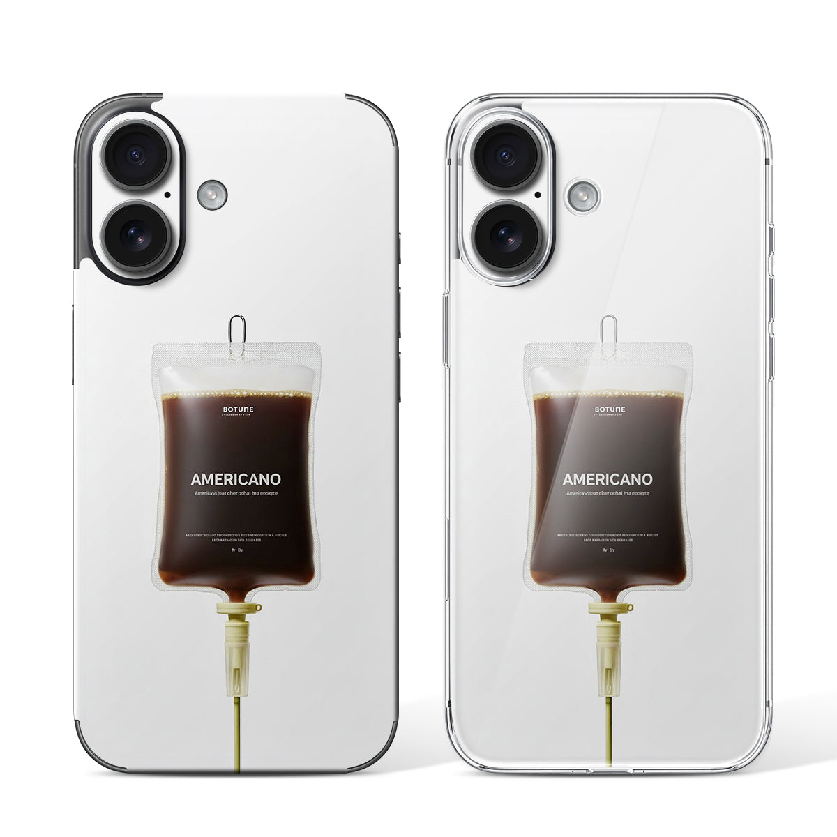 
Phone Skin for iPhone 16 Black — Design 44
