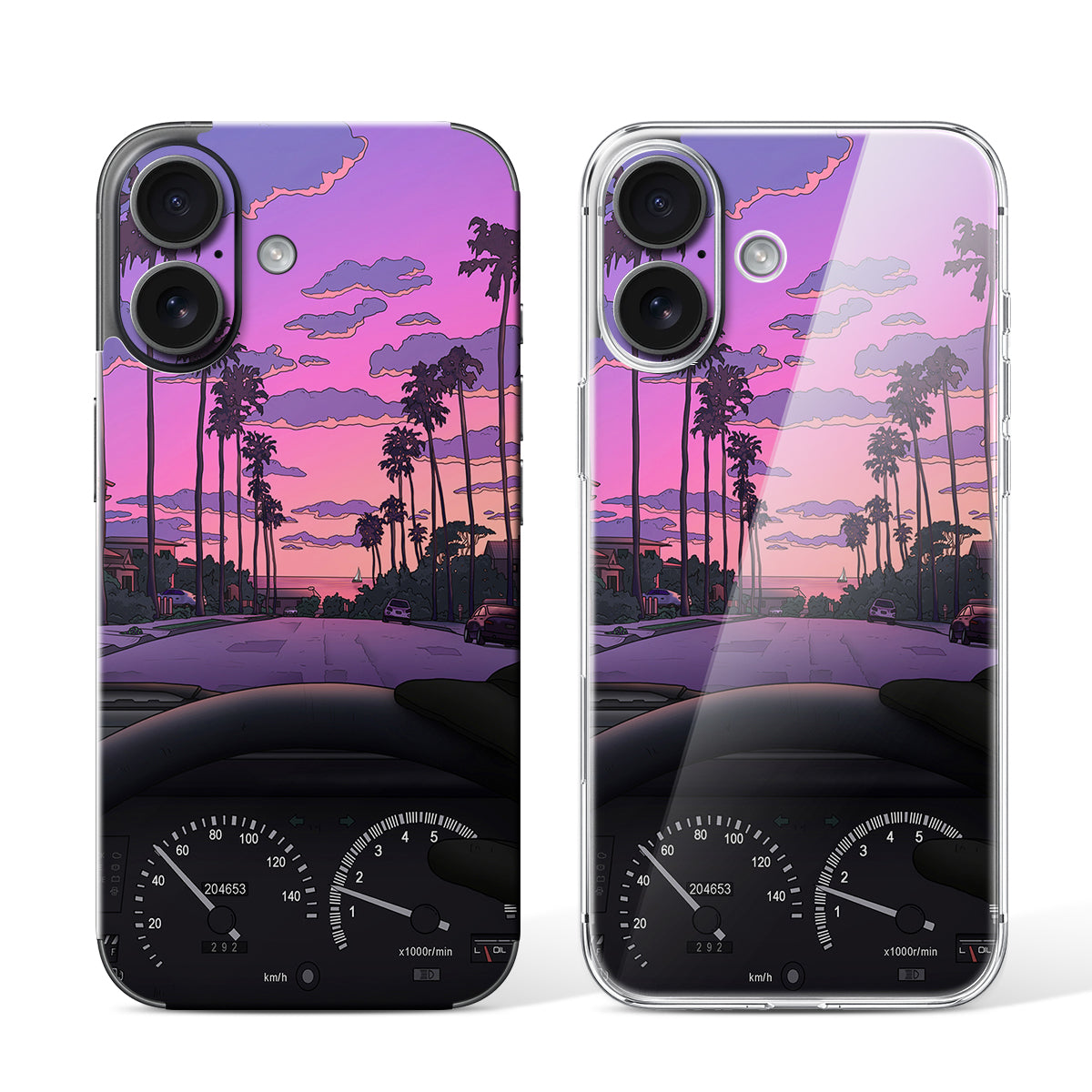 
Phone Skin for iPhone 16 Black — Design 70