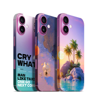 Phone Skin for iPhone 16 Pink — product view 1