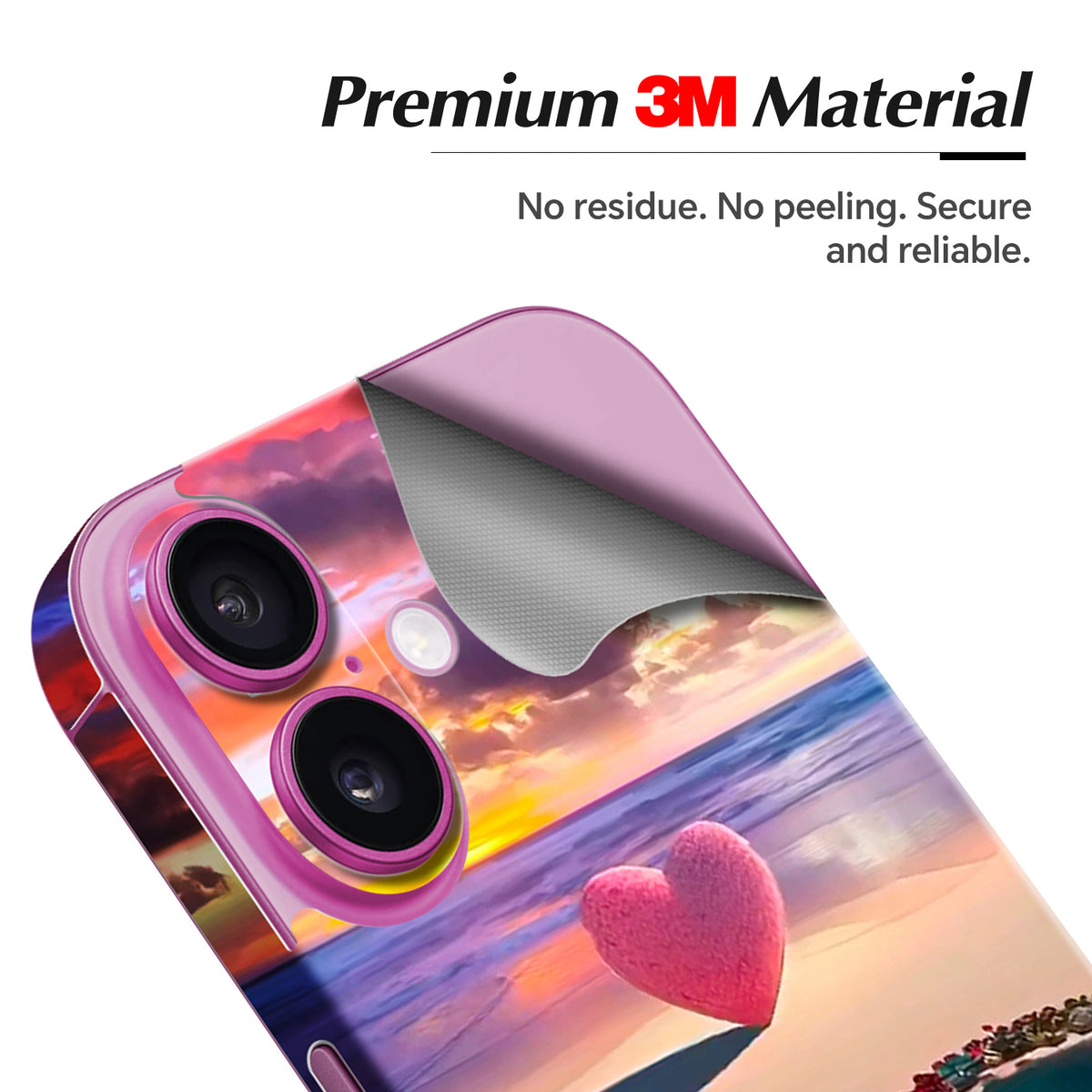 Phone Skin for iPhone 16 Pink — product view 2