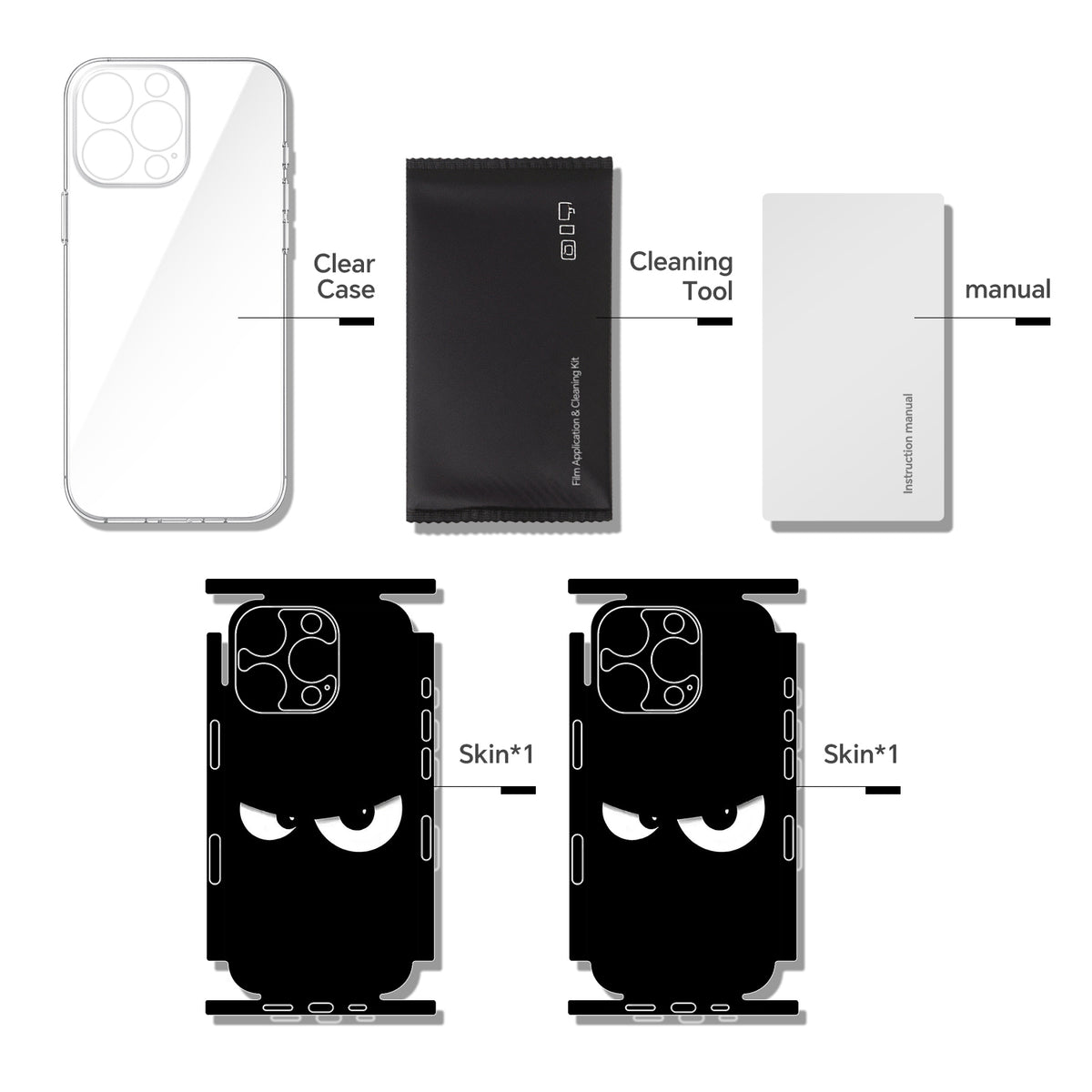 Phone Skin for iPhone 16 Pro Black Titanium — product view 9