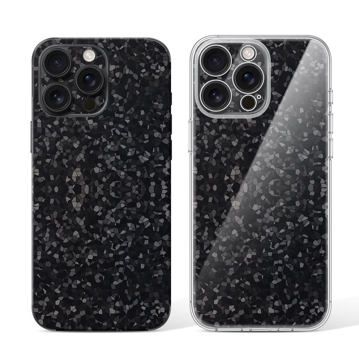 
Phone Skin for iPhone 16 Pro Black Titanium — Design 124