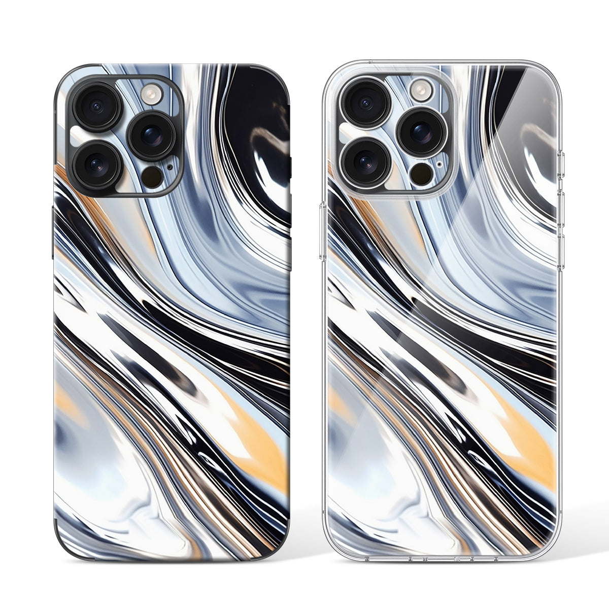 
Phone Skin for iPhone 16 Pro Black Titanium — Design 131