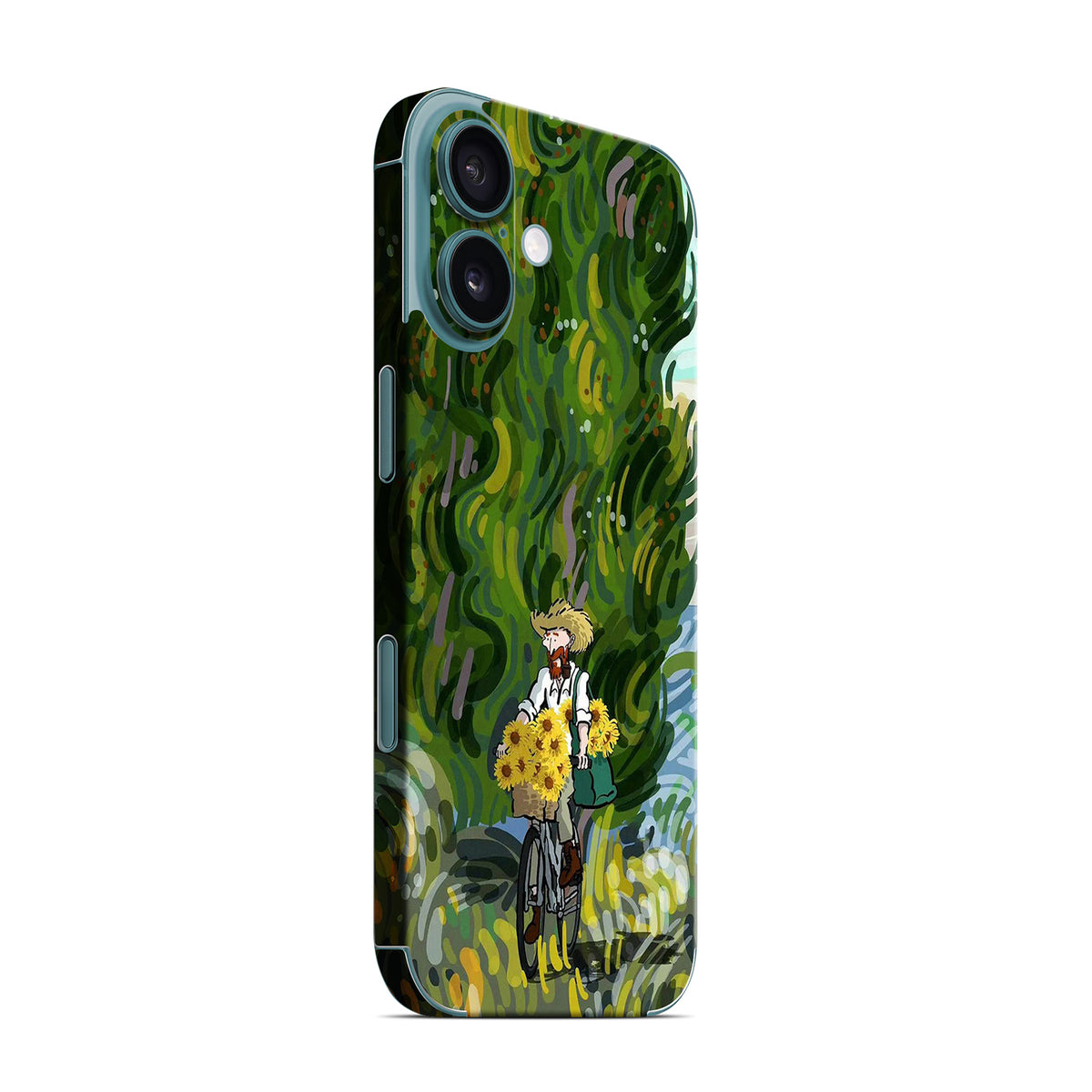 Phone Skin for iPhone 16 Teal — product view 5