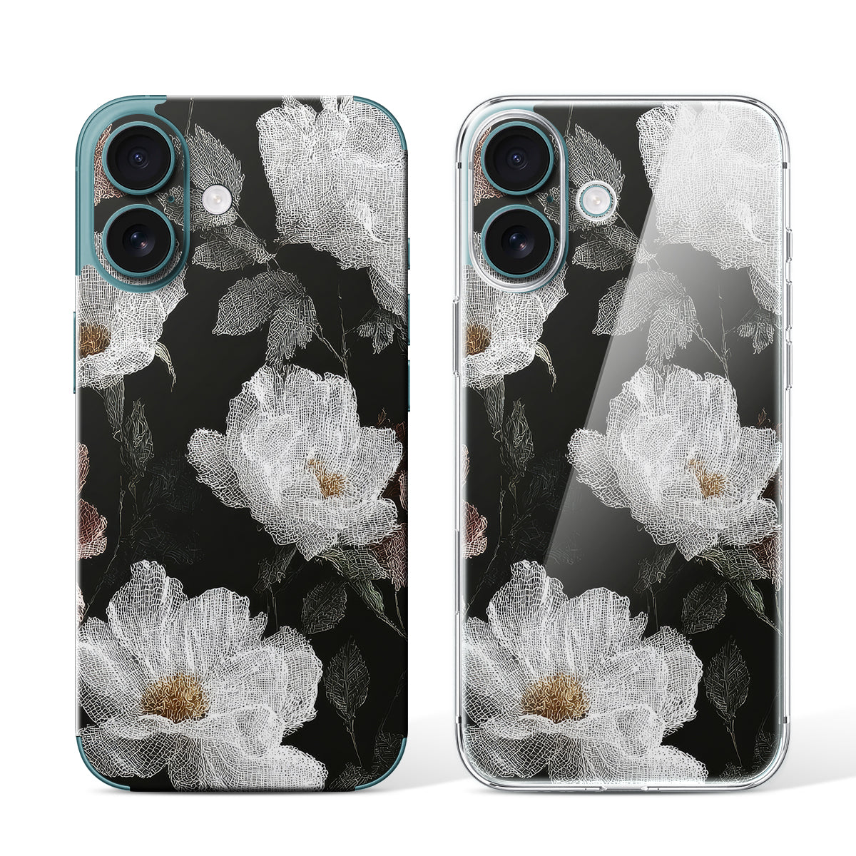 
Phone Skin for iPhone 16 Teal — Design 26