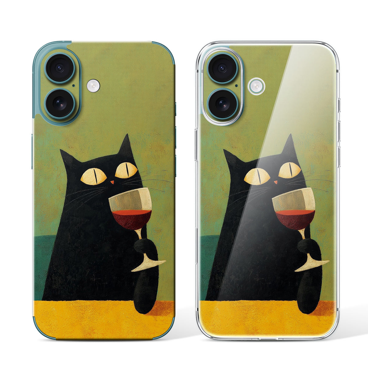 
Phone Skin for iPhone 16 Teal — Design 36