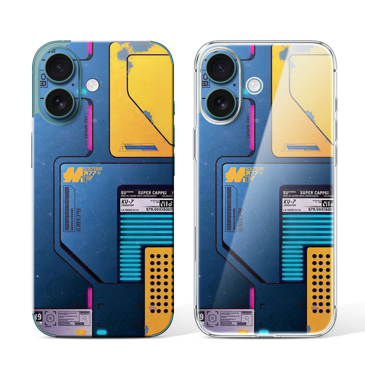 
Phone Skin for iPhone 16 Teal — Design 38