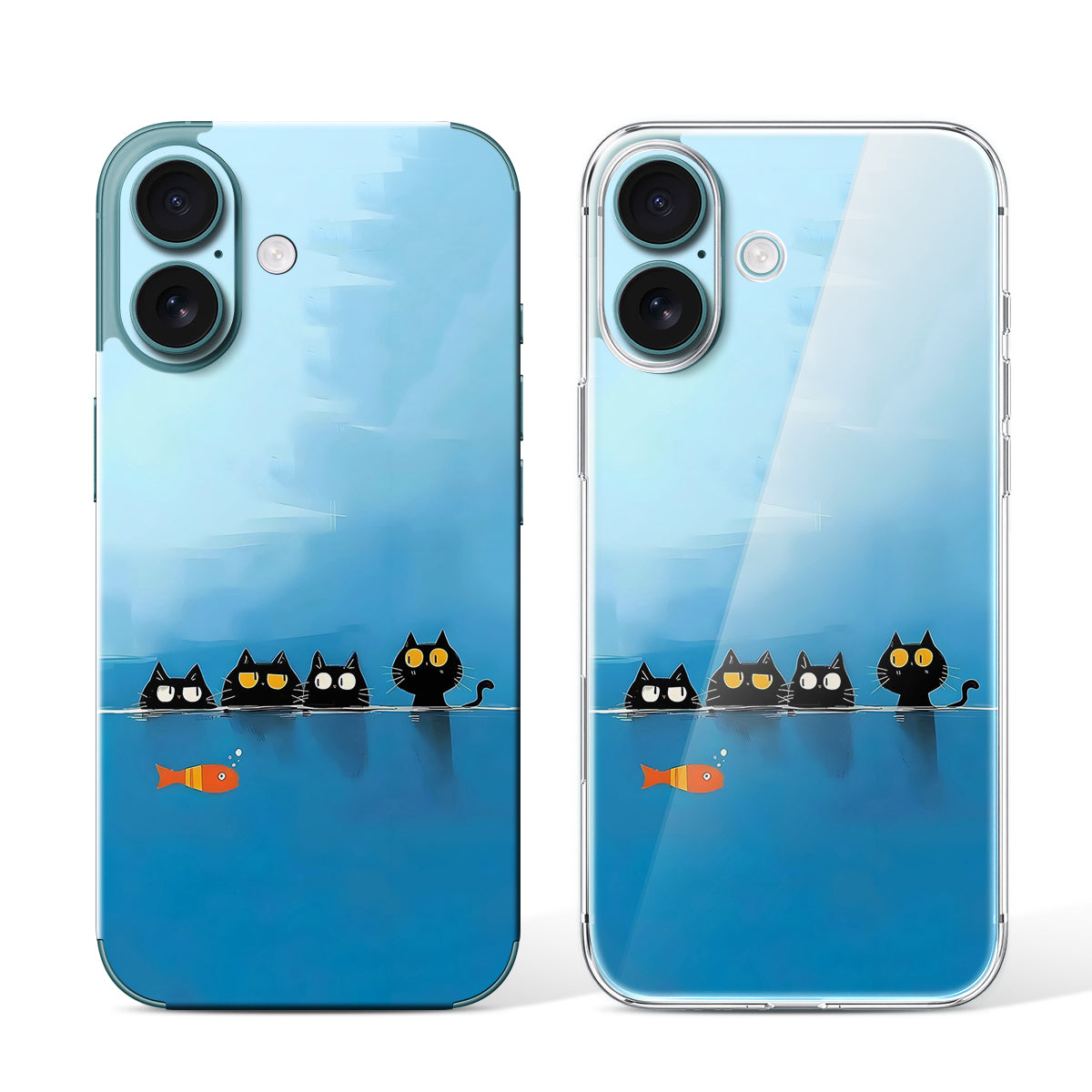 
Phone Skin for iPhone 16 Teal — Design 41